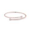 Donna Acquaviva Gioielli Braccialibracciali Da Donna | Bracciale Tennis"Spring", In Oro Rosa E Diamanti Namuri