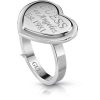 Uomo Guess Anellianelli Da Uomo | Anello Con Cuore Guess Ubr28006