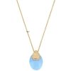 Donna Nanis Collanecollane Da Donna | Collana In Oro Con Diamanti E Acquamarina Milky Dancing Azure Cs3-587 Nanis