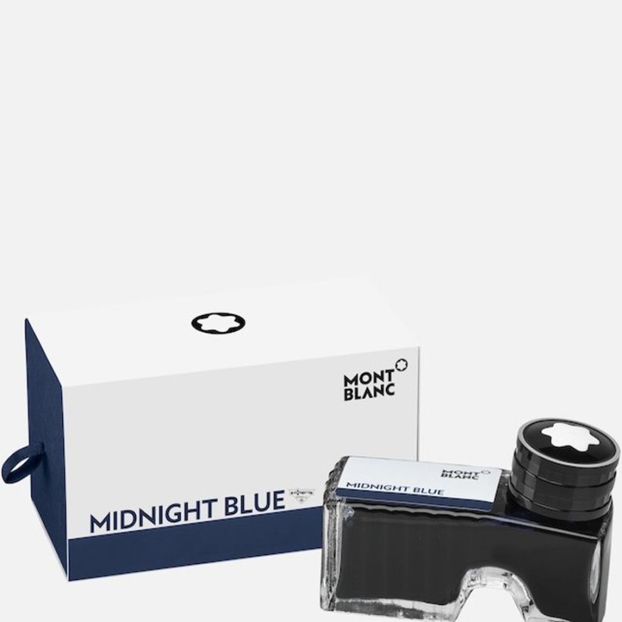 Donna MontBlanc Pennepenne Da Donna | Boccetta D'Inchiostro Midnight Blue (Blu)