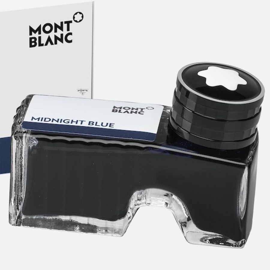 Donna MontBlanc Pennepenne Da Donna | Boccetta D'Inchiostro Midnight Blue (Blu)