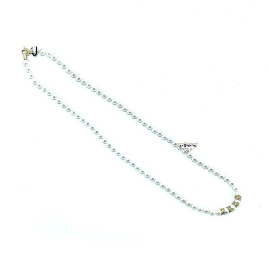 Donna Acquaviva Gioielli Collanecollane Da Donna | Collana In Oro E Diamanti E Perle Golay Gc0916O1Fcbi045