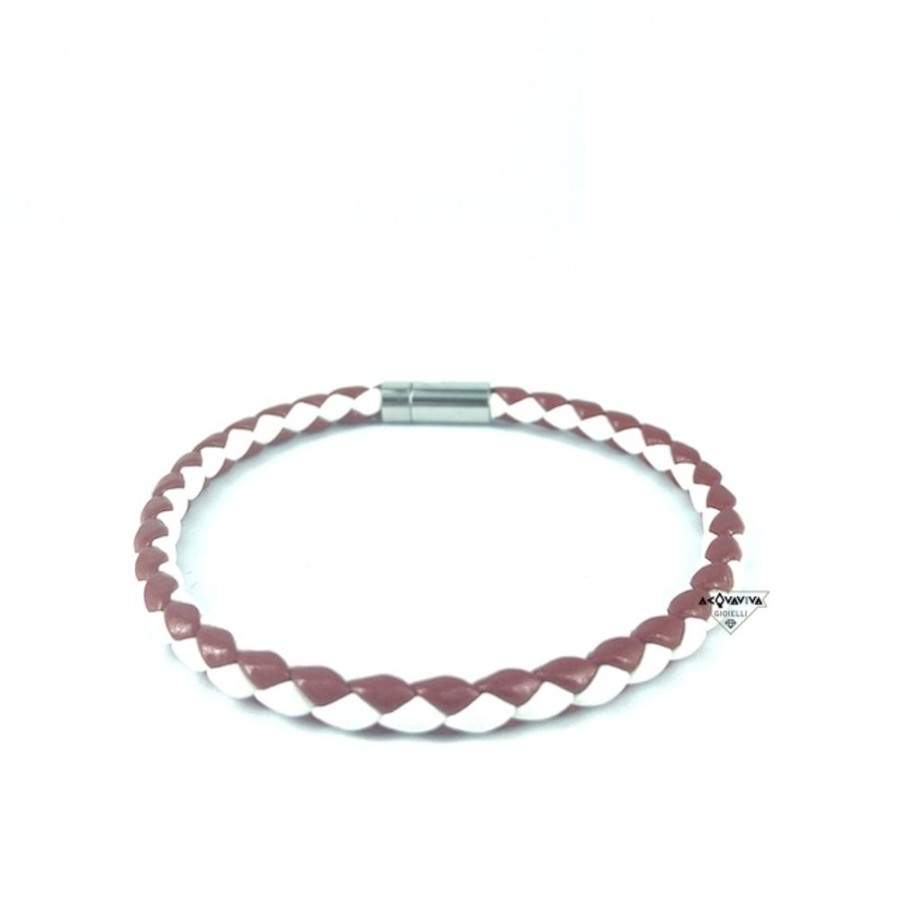 Uomo Acquaviva Gioielli Braccialibracciali Da Uomo | Bracciale In Cuoio