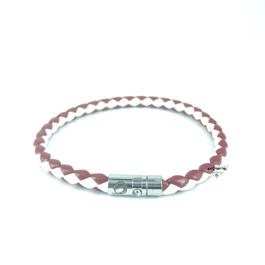 Uomo Acquaviva Gioielli Braccialibracciali Da Uomo | Bracciale In Cuoio