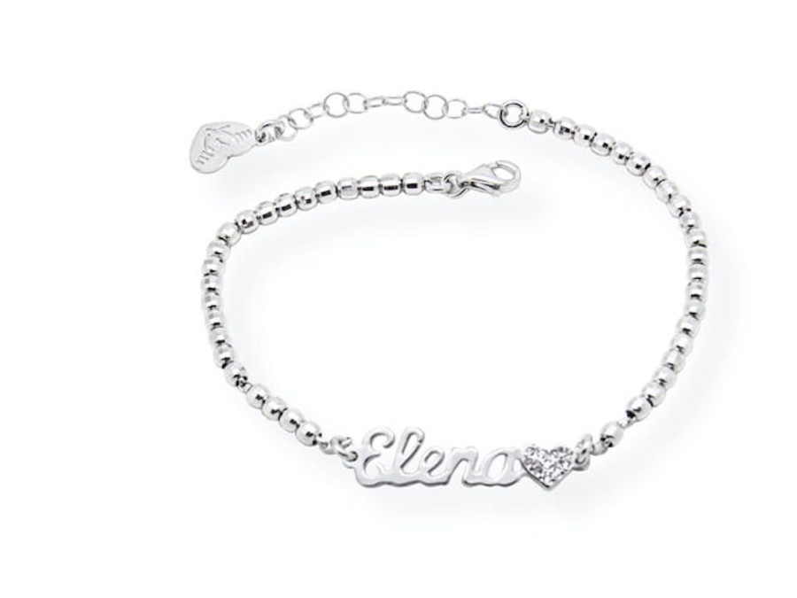 Donna Le B D'or Braccialibracciali Da Donna | Bracciale Personalizzabile Con Cuore Lebdor Bl163-3