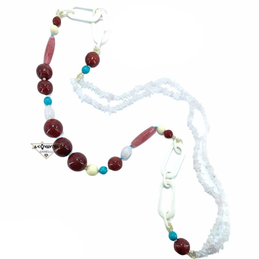 Donna Acquaviva Gioielli Collanecollane Da Donna | Collana Cocoon Cl1238