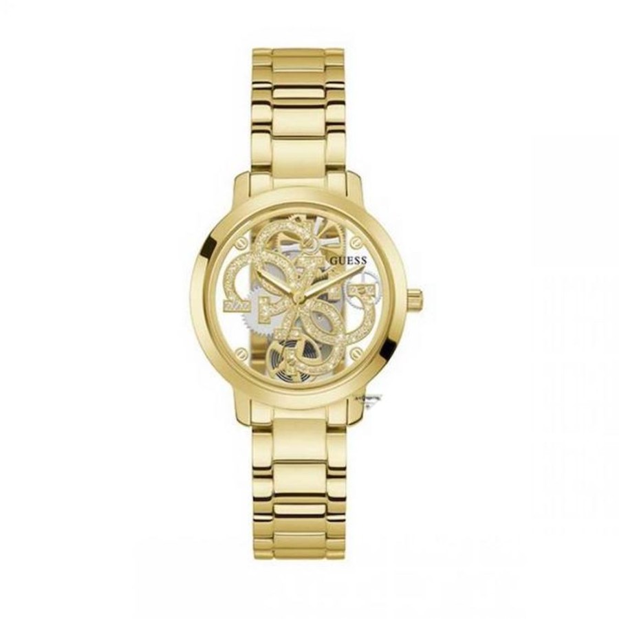 Donna Acquaviva Gioielli Quarzoorologi Quarzo Donna | Orologio Quattro Clear Guess Gw0300L2