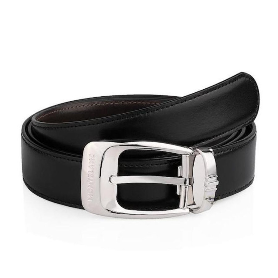 Uomo Acquaviva Gioielli Cintecinte Uomo | Cintura Reversibile Meisterstuck Montblanc 106149