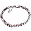 Uomo Acquaviva Gioielli Braccialibracciali Da Uomo | Bracciale In Argento Soulman Athena Br2819/Ub