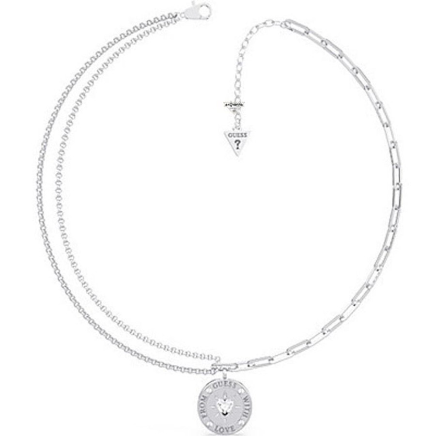 Donna Acquaviva Gioielli Collanecollane Da Donna | Collana With Love Guess Jubn70000Jw