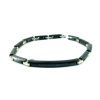 Uomo Acquaviva Gioielli Braccialibracciali Da Uomo | Bracciale In Acciaio Nero