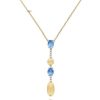 Donna Nanis Collanecollane Da Donna | Collana In Oro Con Diamanti E Topazio Dancing Azure Nanis