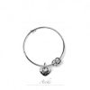 Donna Maria Cristina Sterling Braccialibracciali Da Donna | Bracciale Rigido, D' Argento Arcke Maria Cristina Sterling