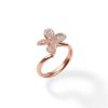 Donna Misis Anellianelli Da Donna | Anello In Argento, Zirconi Flora Misis An03502Ro