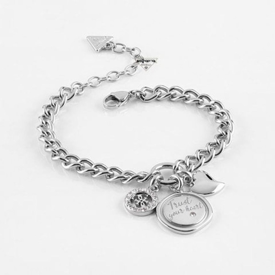 Donna Acquaviva Gioielli Braccialibracciali Da Donna | Bracciale My Feelings Guess Jubb70047Jw Rh