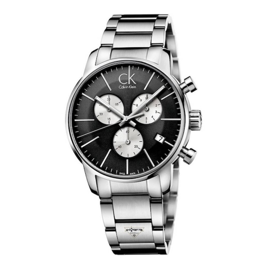 Uomo Acquaviva Gioielli Quarzoorologi Quarzo Uomo | Orologio Cronografo City Calvin Klein K2G2714X