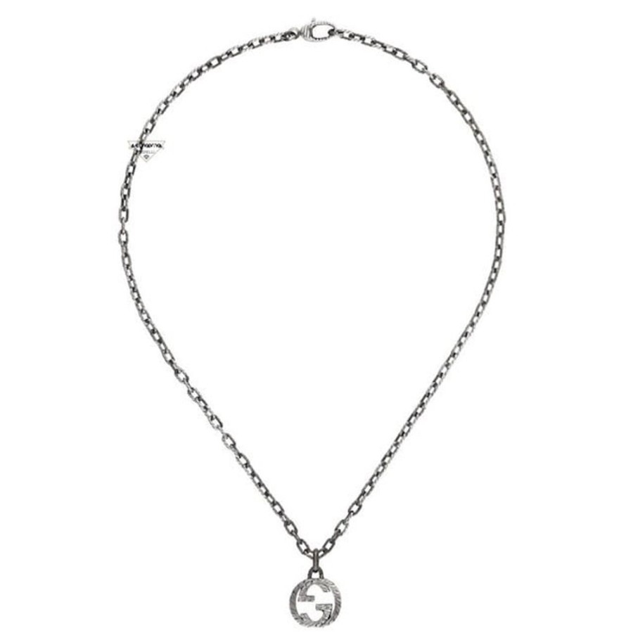 Donna Acquaviva Gioielli Collanecollane Da Donna | Collana In Argento Interlocking G Gucci Ybb455307001