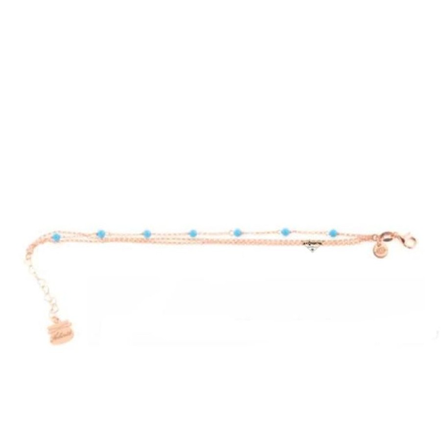 Donna Acquaviva Gioielli Braccialibracciali Da Donna | Bracciale Con Cuori Smaltati Piti Mali 420/B-Ce