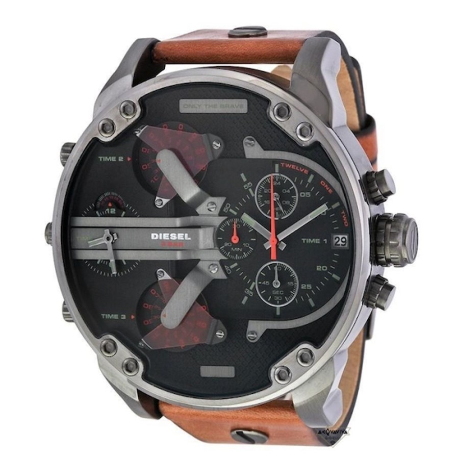 Uomo Diesel Quarzoorologi Quarzo Uomo | Orologio Multifunzione Daddy Diesel Dz7332