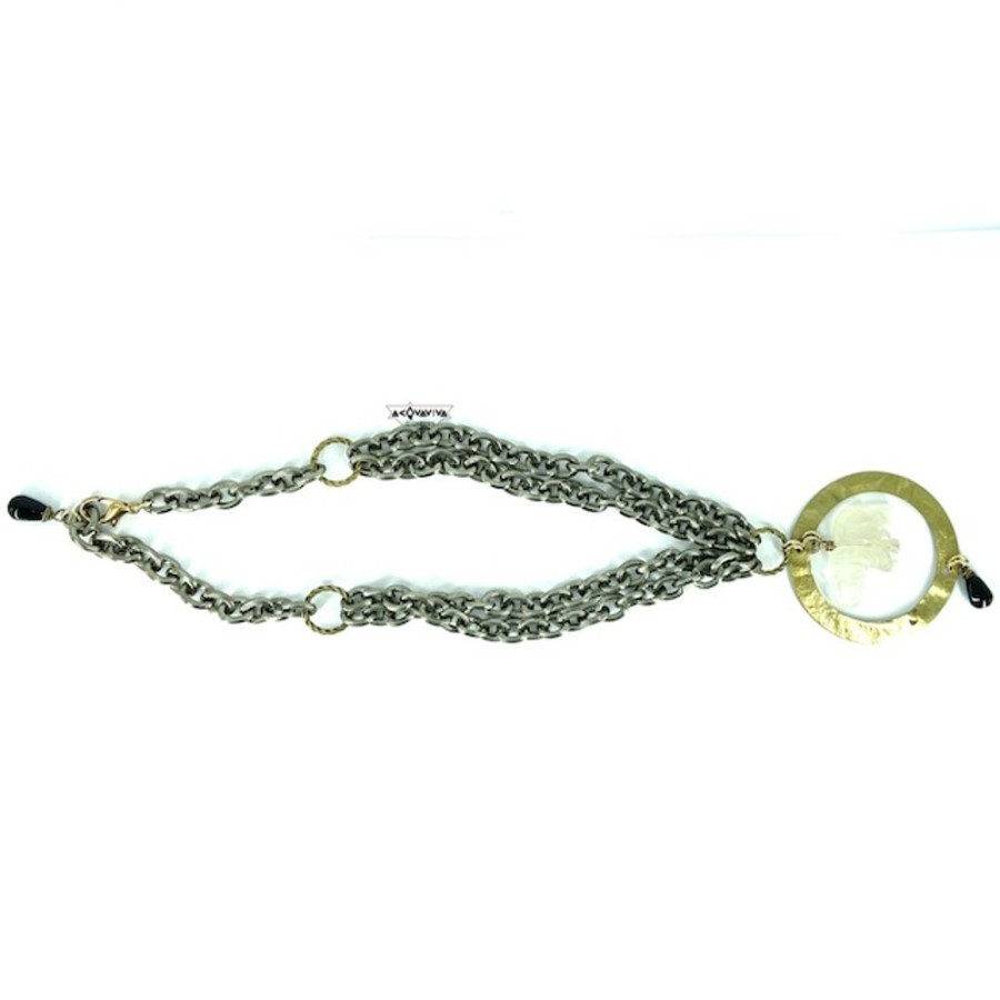 Donna Acquaviva Gioielli Collanecollane Da Donna | Collana In Ottone E Alluminio Budi