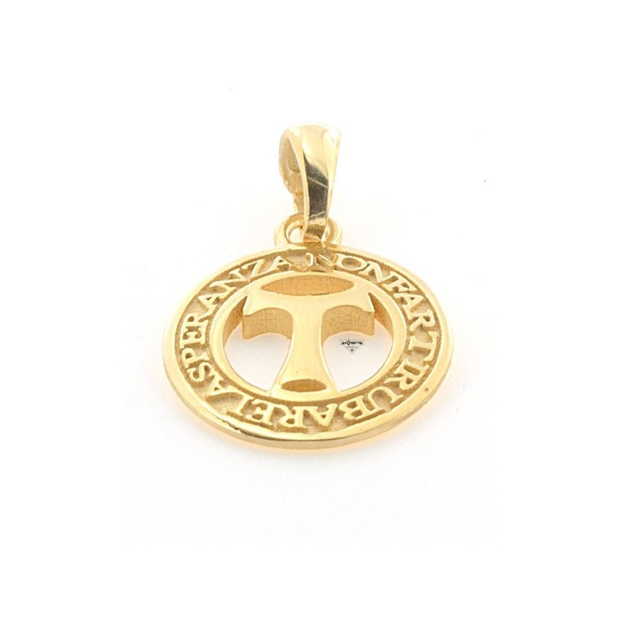 Donna Agios Charmcharm | Medaglia "Numisma" In Argento (Color Oro) Agios