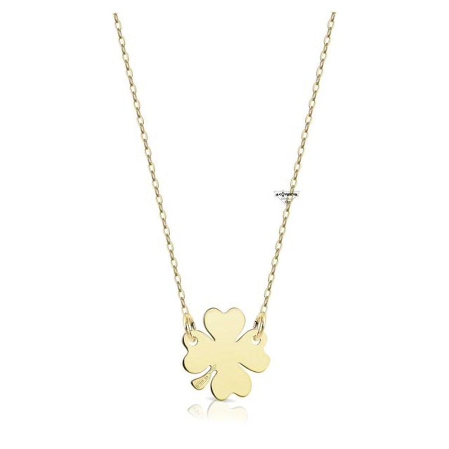 Donna My Charm Collanecollane Da Donna | Collana In Oro Con Ciondolo Quadrifoglio My Charm Ocm53A