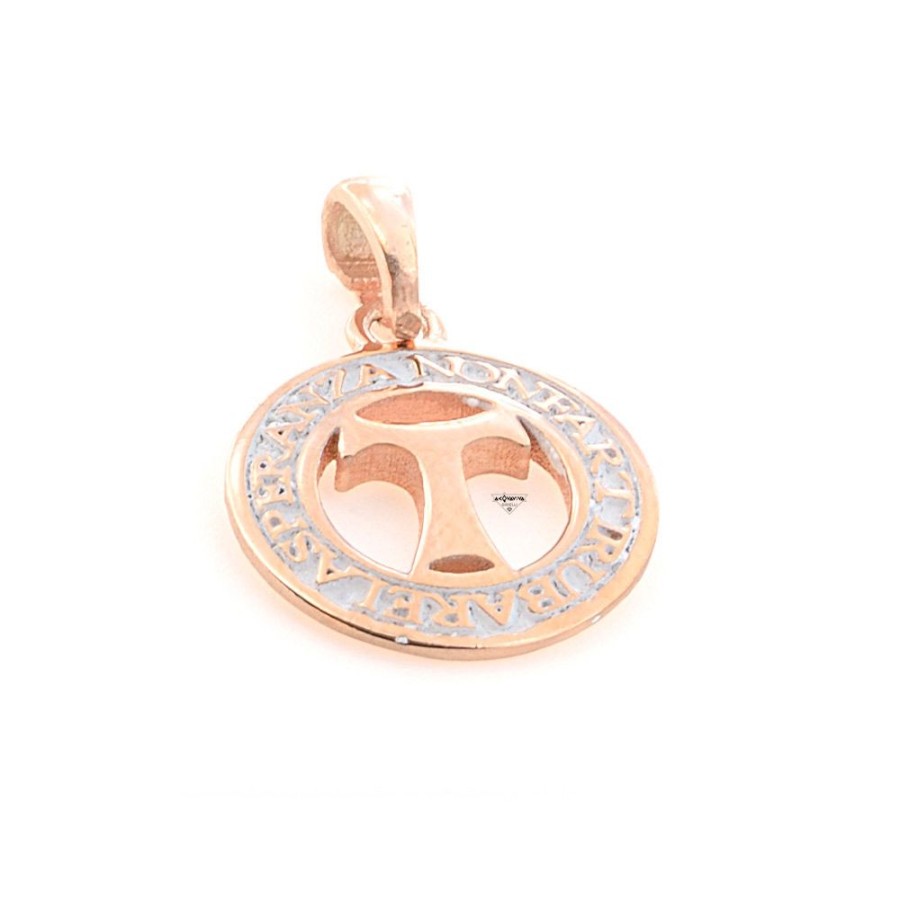 Donna Agios Charmcharm | Medaglia "Numisma" In Argento (Color Oro Rosa E Brunito) Agios