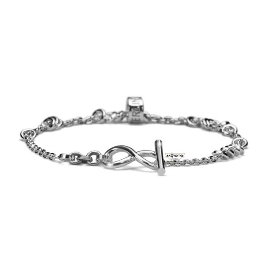 Donna Maria Cristina Sterling Braccialibracciali Da Donna | Bracciale Infinity Mariacristina Sterling G1560