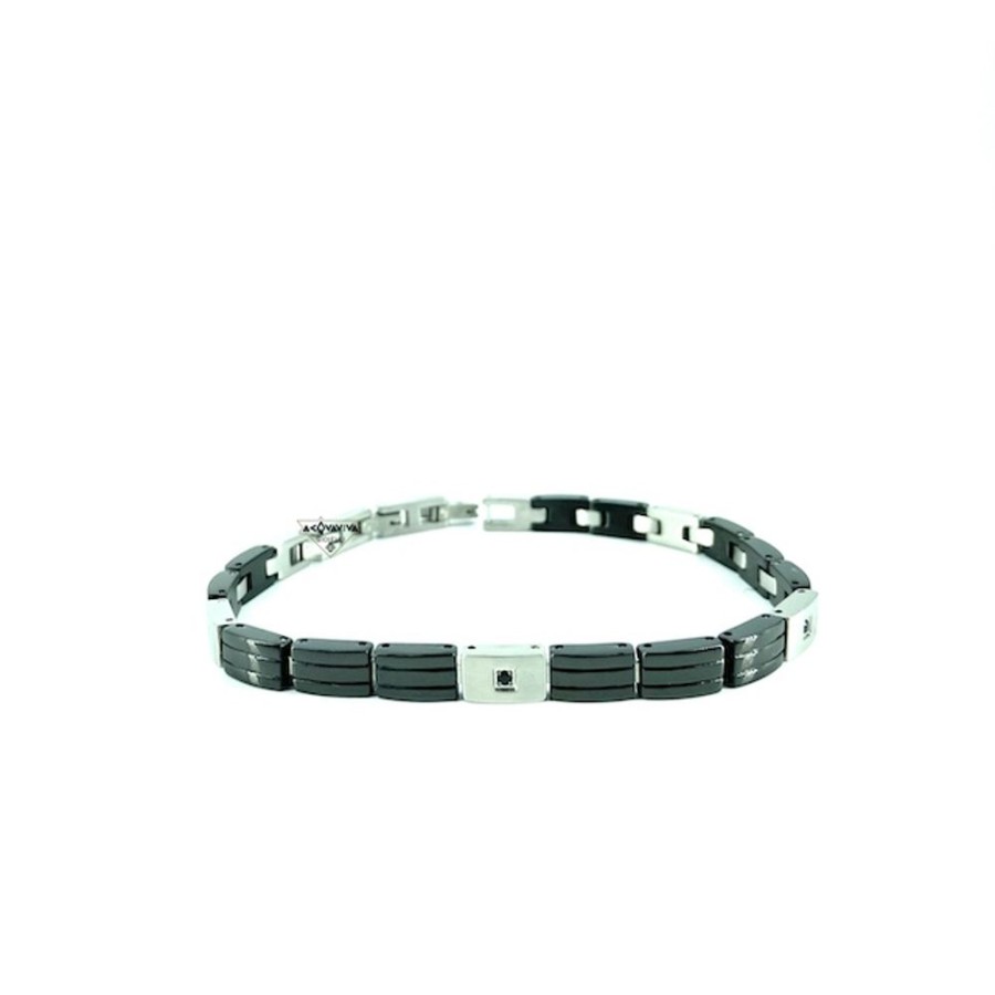 Uomo Acquaviva Gioielli Braccialibracciali Da Uomo | Bracciale In Acciaio