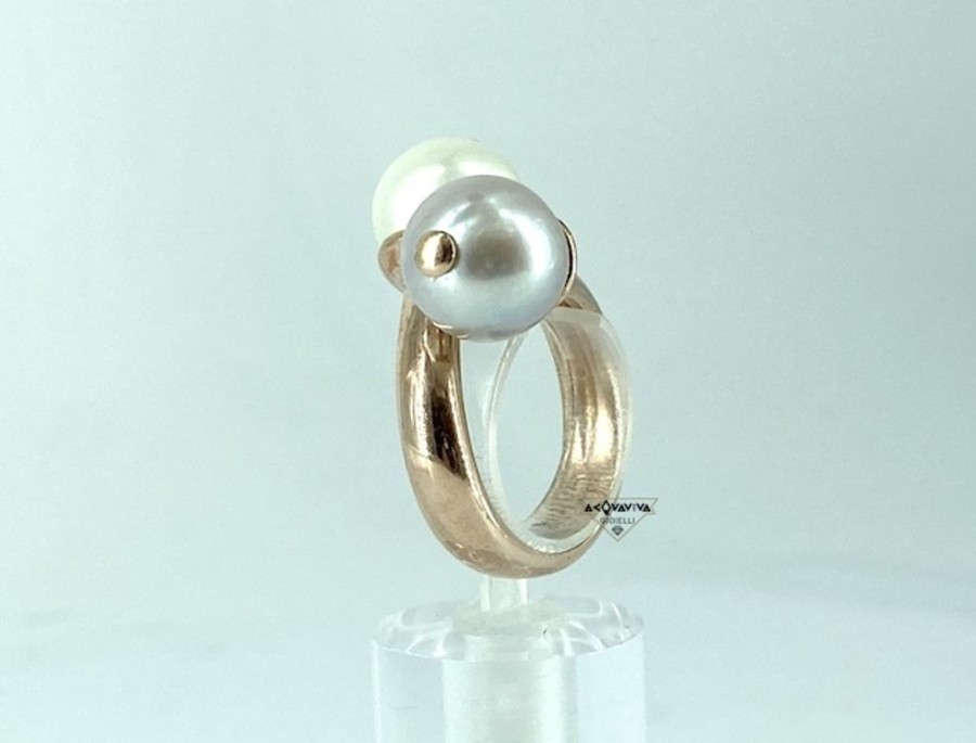 Donna Soara Anellianelli Da Donna | Anello Contrarie, Con Perla Soara