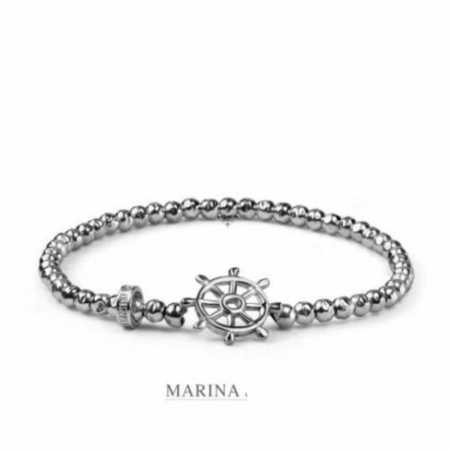 Uomo Maria Cristina Sterling Braccialibracciali Da Uomo | Bracciale "Neptuno" Mariacristina Sterling G3616