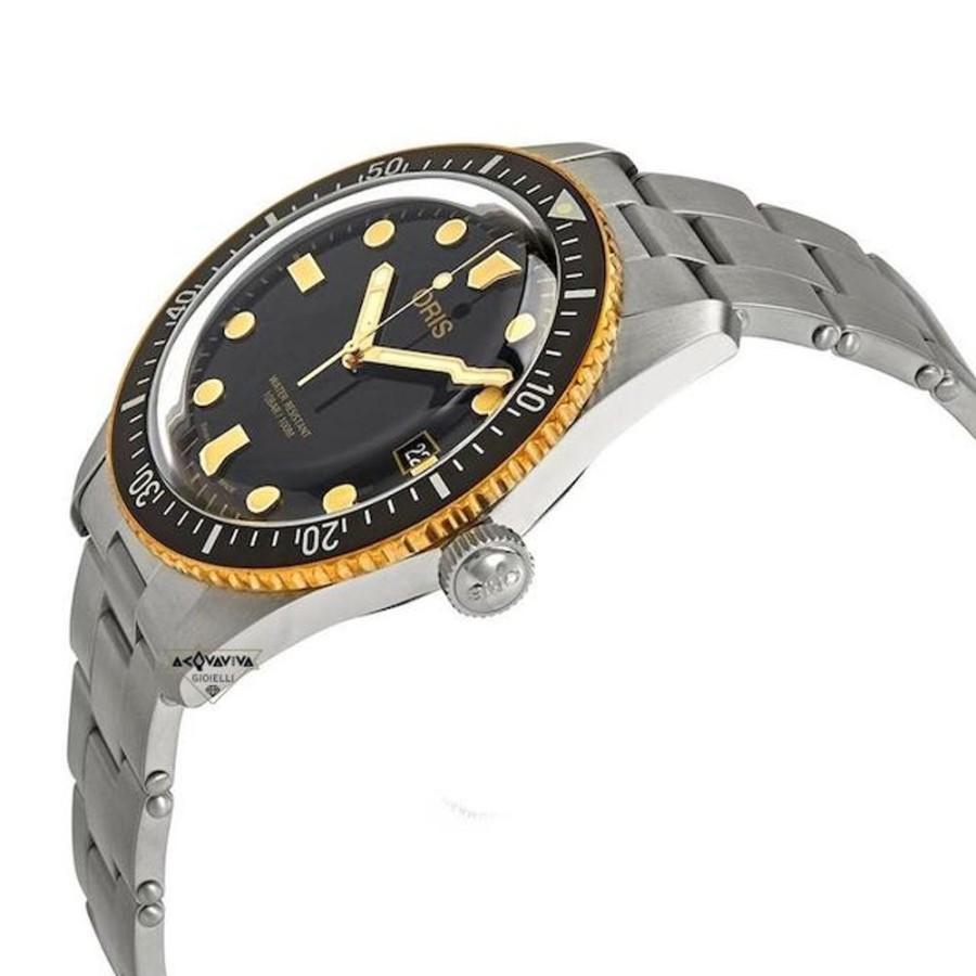 Uomo Oris Automaticiorologi Automatici Da Uomo | Orologio Automatico Cronografo Divers Sixtyfive Oris 01 733 7720 4354-07 8 21 18