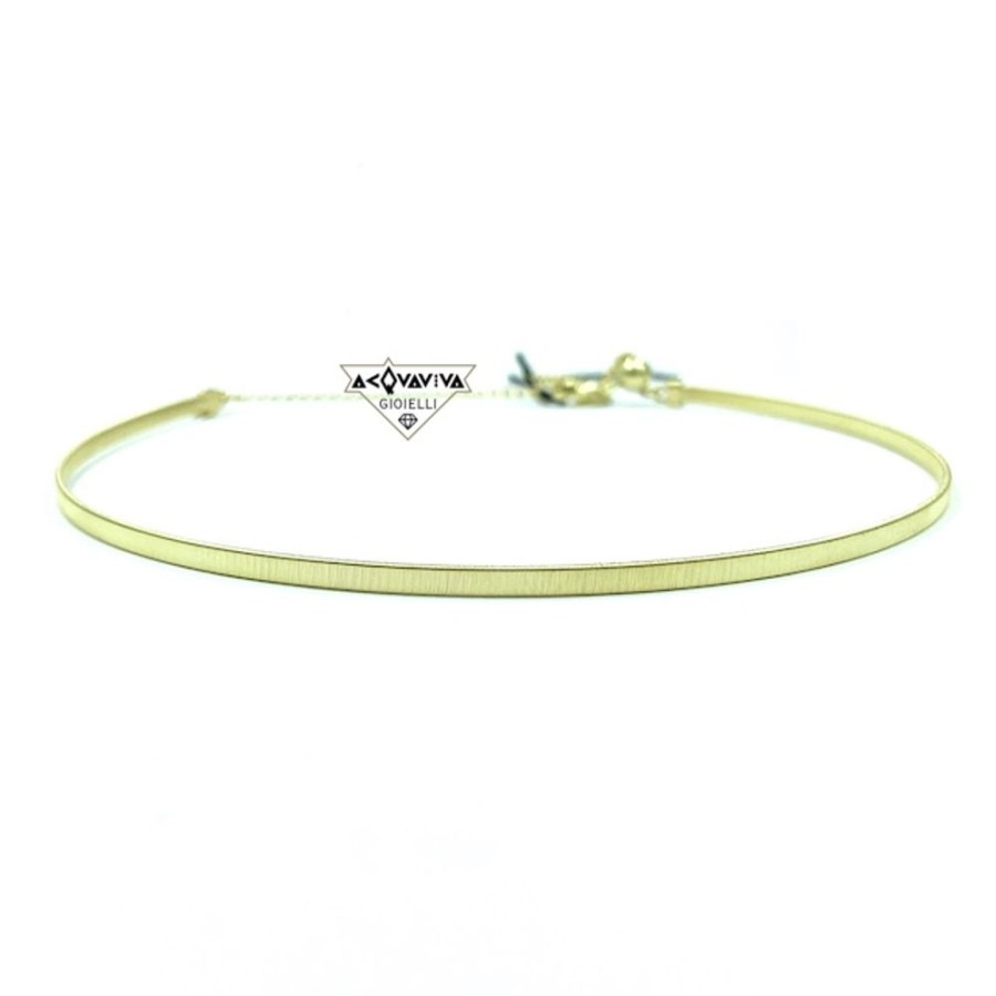 Uomo Candre Collanecollane Da Uomo | Collana "Alla Schiava" In Argento (Color Oro) Candre Luxury