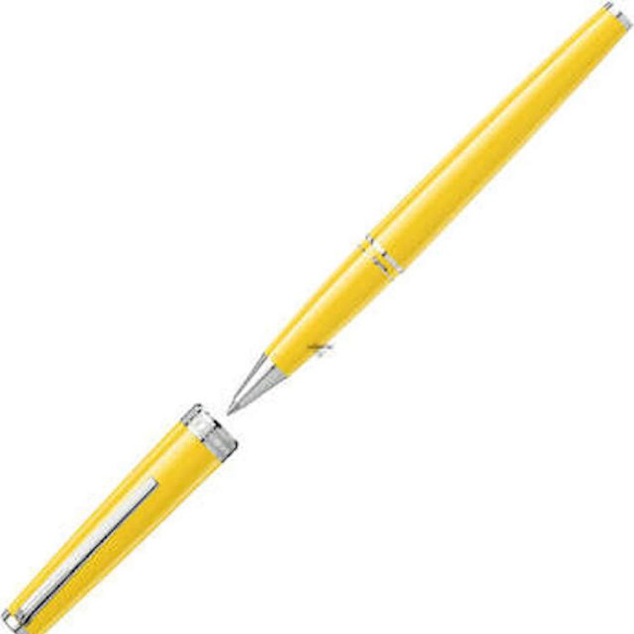 Donna Acquaviva Gioielli Pennepenne Da Donna | Penna Roller Pix Giallo Senape Montblanc 125239