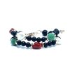 Donna Soara Braccialibracciali Da Donna | Bracciale Con Perle , Onice, Agata, Corallo E Argento Rose Soara 4Agpt2450R