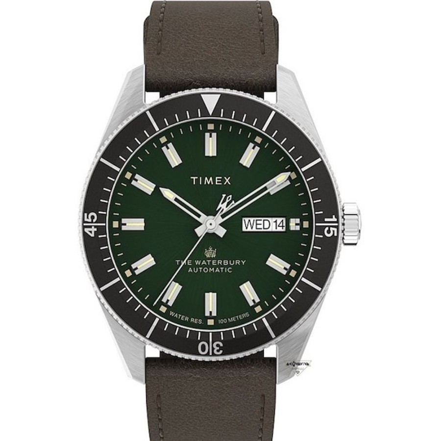 Uomo Timex Automaticiorologi Automatici Da Uomo | Orologio Automatico Waterbury Timex Tw2V24700