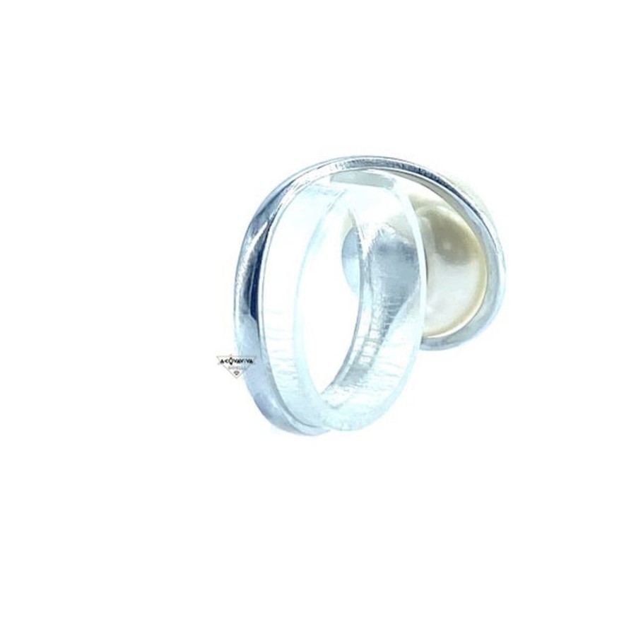 Donna Nihama Anellianelli Da Donna | Anello In Oro Con Perla Nihama Na0601O4Ftbi120