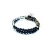 Uomo VeryNice Braccialibracciali Da Uomo | Bracciale In Argento, Acciaio, Occhio Di Tigre, Ematite E Onice Verynice V38