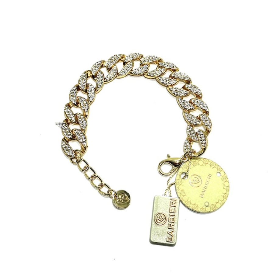 Donna Barbieri Braccialibracciali Da Donna | Bracciale In Catena E Perle Barbieri Bl36903-Xl01