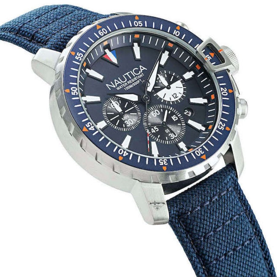 Uomo Acquaviva Gioielli Quarzoorologi Quarzo Uomo | Orologio Multifunzione Icebreaker Cup Nautica Napics006