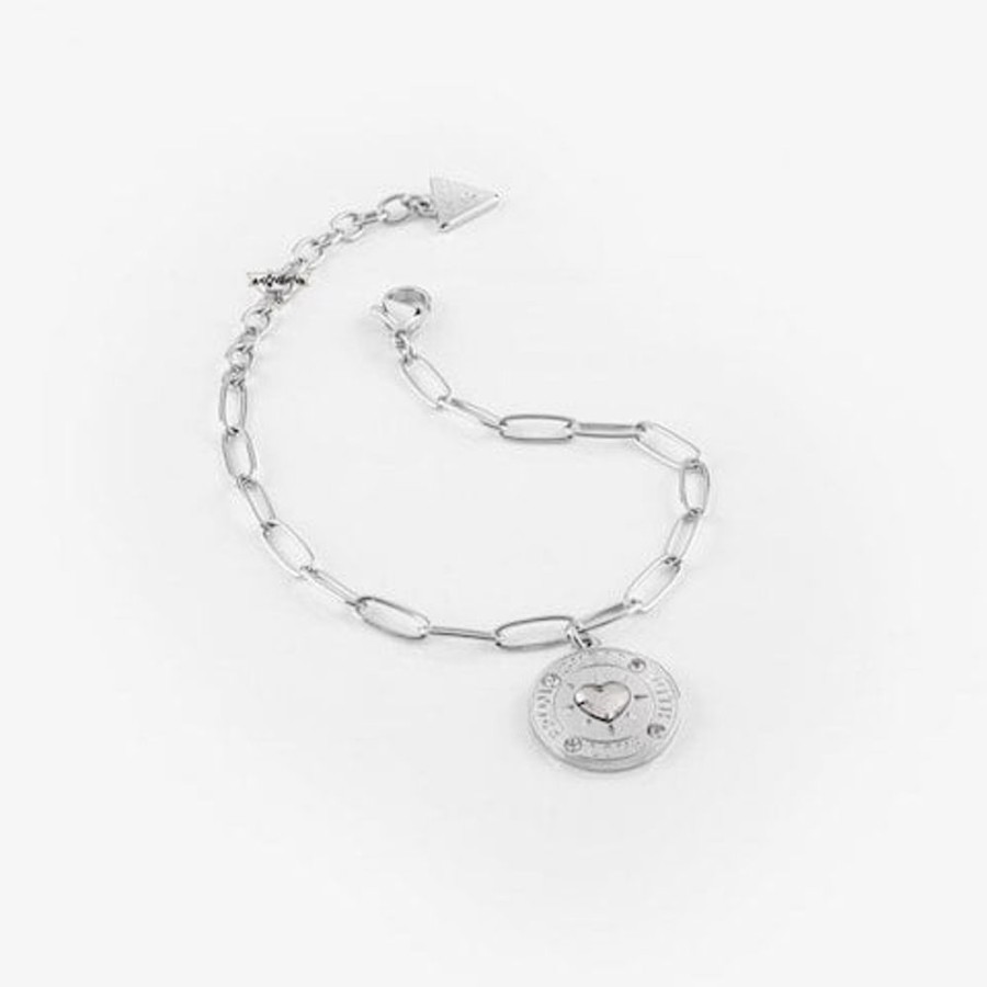 Donna Acquaviva Gioielli Braccialibracciali Da Donna | Bracciale With Love Guess Jubb70005Jw Rh