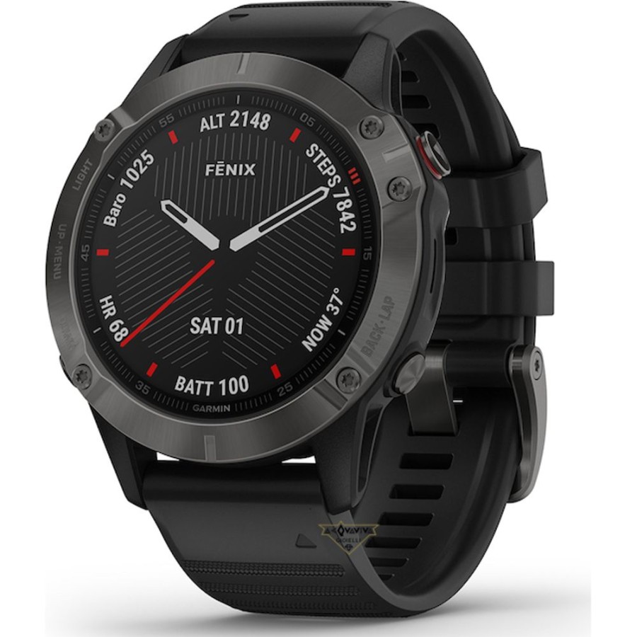 Uomo Acquaviva Gioielli Smartwatch | Orologio Smartwatch Fenix 6 Sapphire Garmin 010-02158-11