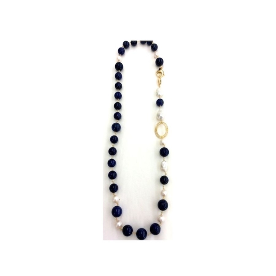 Donna Marakò Collanecollane Da Donna | Collana In Argento, Lapis E Perle