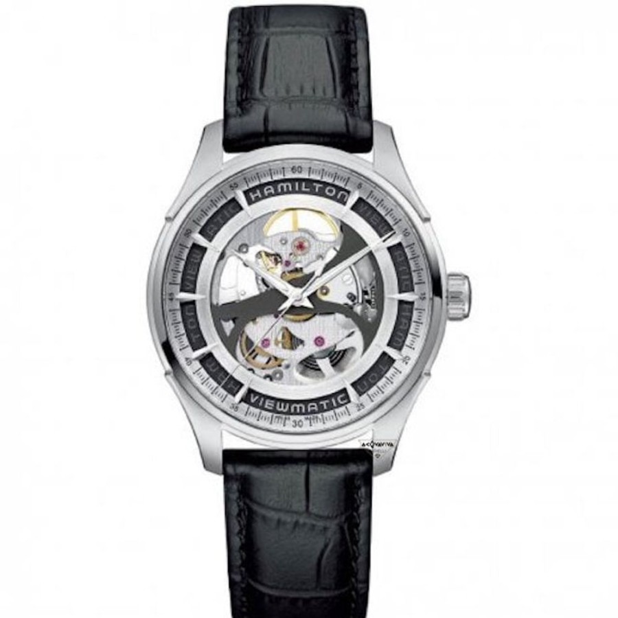 Uomo Acquaviva Gioielli Automaticiorologi Automatici Da Uomo | Orologio Automatico Jazzmaster Skeleton Hamilton H42555751