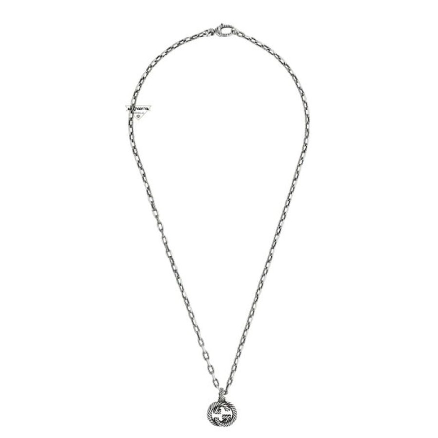 Donna Acquaviva Gioielli Collanecollane Da Donna | Collana In Argento Interlocking G Gucci Ybb604155001