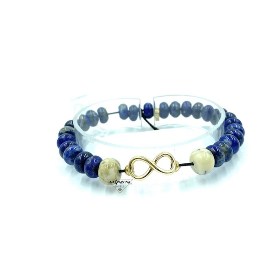 Uomo Maria Cristina Sterling Braccialibracciali Da Uomo | Bracciale Lapis Infinity Maria Cristina Sterling G1535