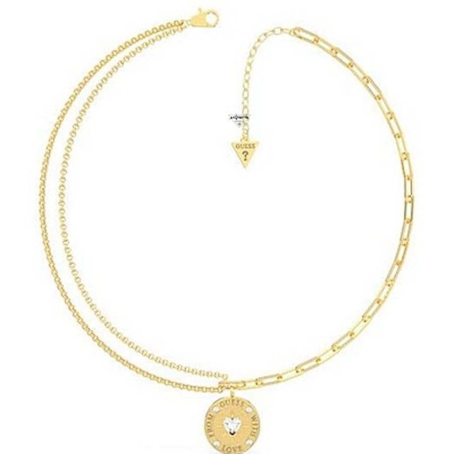 Donna Acquaviva Gioielli Collanecollane Da Donna | Collana With Love Guess Jubn70001Jw