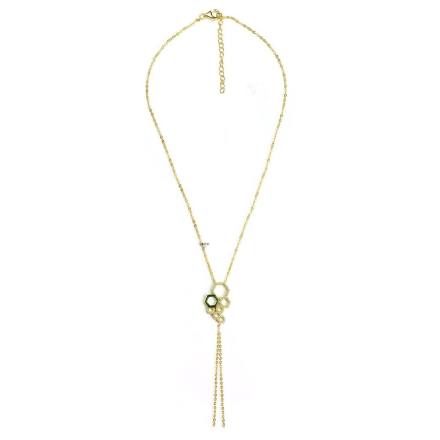 Donna Misis Collanecollane Da Donna | Collana Con Alveare Life Ca08340Plsv Misis