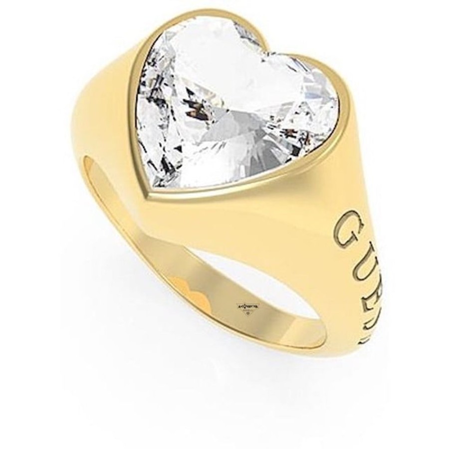 Donna Guess Anellianelli Da Donna | Anello With Love Guess Jubr70004Jw Gl