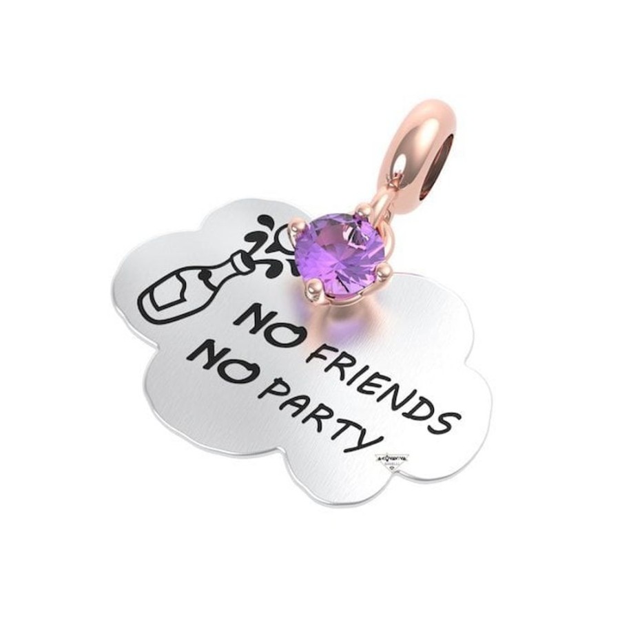 Donna Rerum Charmcharm | Charm Amicizia No Friends No Party Rerum 25028